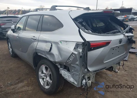 2024 Toyota Highlander Le z USA, uszkodzony, nr VIN 5TDKDRBH5RS536215